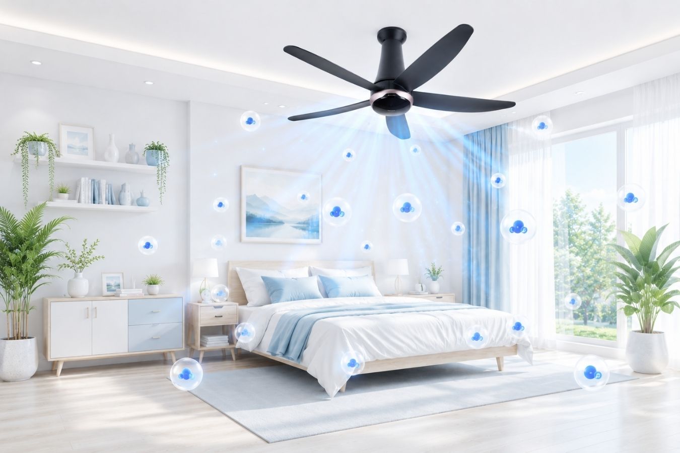 Lọc sạch 99,9% vi khuẩn với công nghệ Nanoe™ X