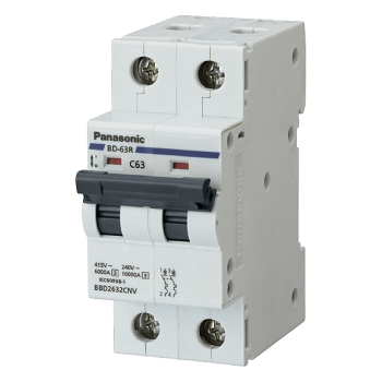MCB 2P 40A 6kA 240VAC BBD2402CNV