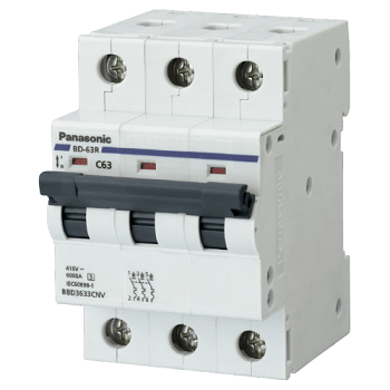 MCB 3P 50A 6kA 415VAC BBD3503CNV