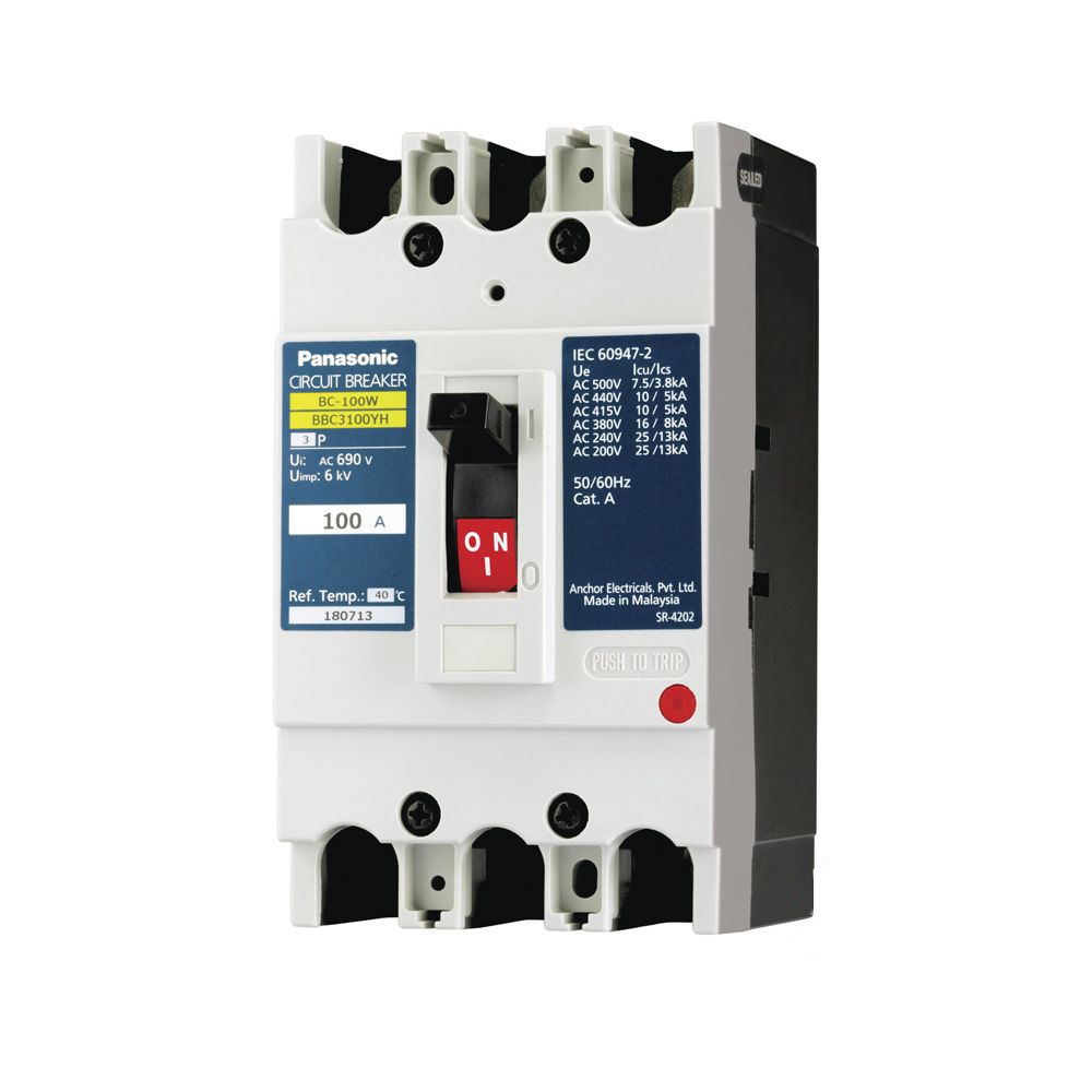 MCCB 3P 630A 36KA 415VAC BBC3630YHV