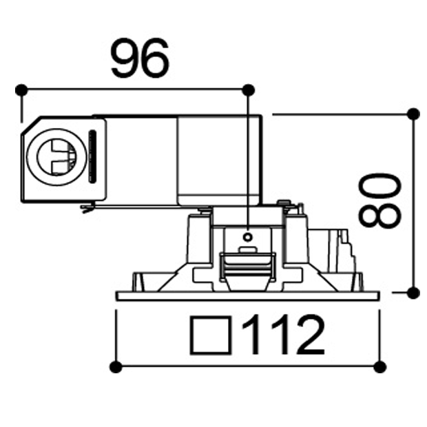 Downlight LED vuông HH-LD20707K19 - Ảnh 3
