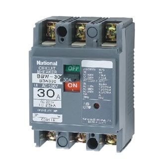 MCCB 3P 10A 1.5KA 415VAC BBW310Y