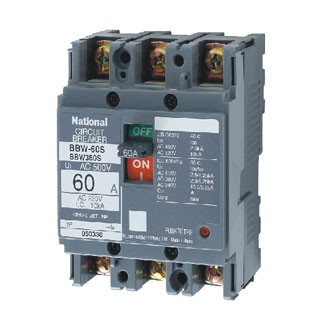 MCCB 3P 40A 2.5KA 415VAC BBW340SKY