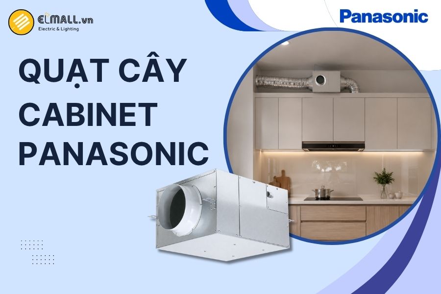 Quạt hút gió Cabinet Panasonic là quạt thông gió nối ống dạng hộp kín, vận hành linh hoạt, nhiều mức lưu lượng