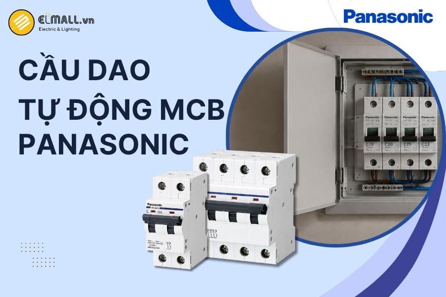 MCB Panasonic là thiết bị đóng cắt và bảo vệ mạch điện, đa dạng số cực và dòng định mức, phù hợp cho nhiều hệ thống điện.